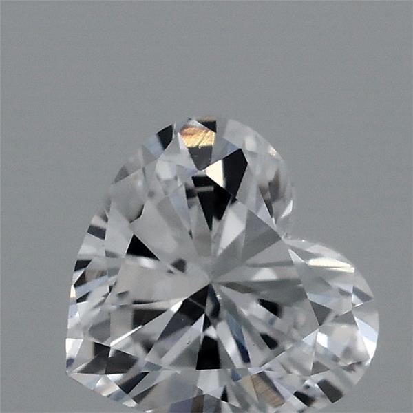 0.33 Carat Heart Lab Grown Diamond, Very Good Polish, D Color, VVS2 Clarity