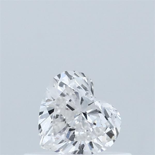 0.33 Carat Heart Lab Grown Diamond, Very Good Polish, E Color, VVS2 Clarity