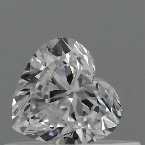 0.36 Carat Heart Lab Grown Diamond, Very Good Polish, D Color, VVS2 Clarity