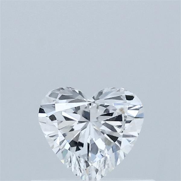 0.36 Carat Heart Lab Grown Diamond, Very Good Polish, E Color, VS1 Clarity