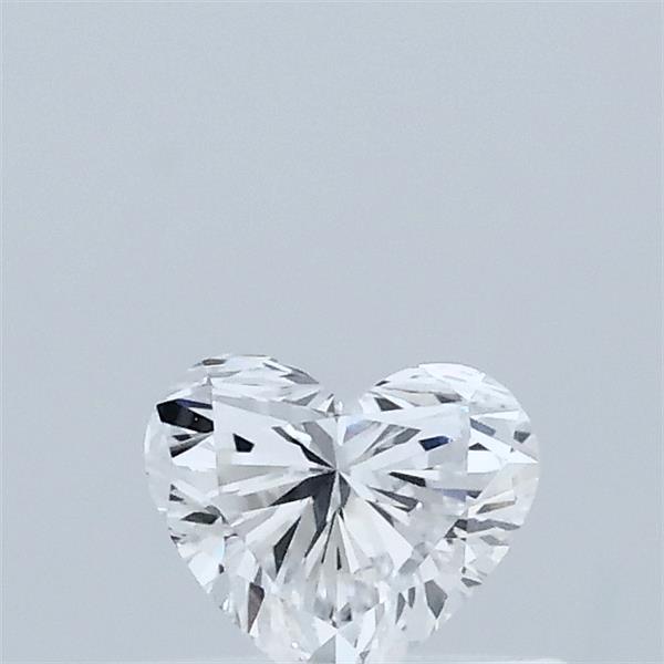 0.38 Carat Heart Lab Grown Diamond, Very Good Polish, D Color, VS1 Clarity