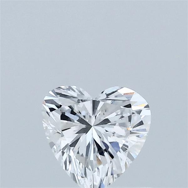 0.41 Carat Heart Lab Grown Diamond, Very Good Polish, D Color, VS1 Clarity