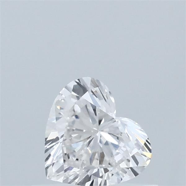 0.41 Carat Heart Lab Grown Diamond, Very Good Polish, F Color, VVS2 Clarity