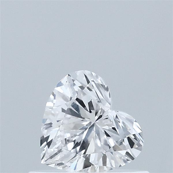 0.43 Carat Heart Lab Grown Diamond, Very Good Polish, E Color, VS1 Clarity