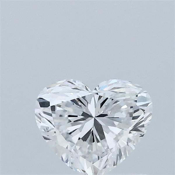0.54 Carat Heart Lab Grown Diamond, Very Good Polish, D Color, VS1 Clarity