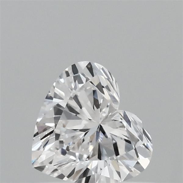 0.61 Carat Heart Lab Grown Diamond, Very Good Polish, E Color, VVS2 Clarity