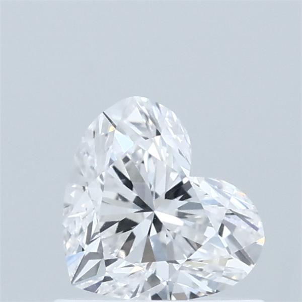 0.68 Carat Heart Lab Grown Diamond, Very Good Polish, E Color, VS1 Clarity
