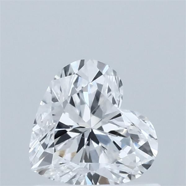 0.70 Carat Heart Lab Grown Diamond, Very Good Polish, D Color, VVS2 Clarity
