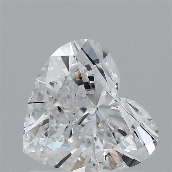 0.90 Carat Heart Lab Grown Diamond, Very Good Polish, D Color, VS1 Clarity