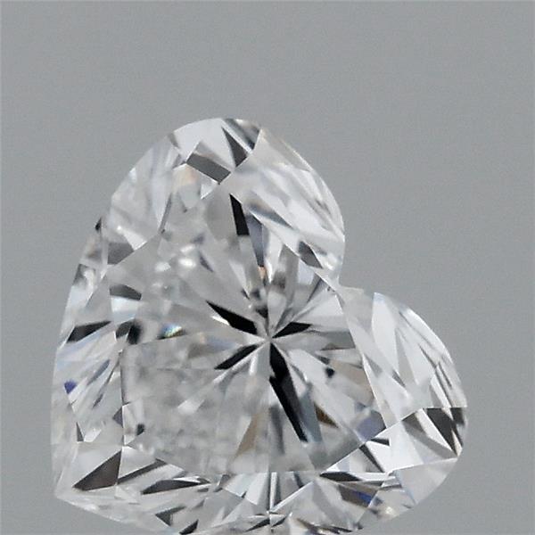 0.91 Carat Heart Lab Grown Diamond, Very Good Polish, D Color, IF Clarity