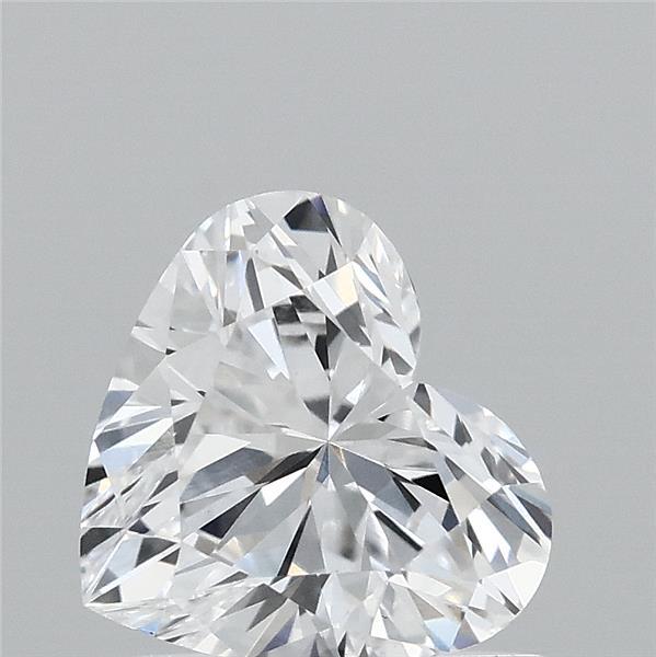 0.93 Carat Heart Lab Grown Diamond, Excellent Polish, D Color, VS1 Clarity