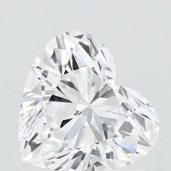 0.97 Carat Heart Lab Grown Diamond, Excellent Polish, E Color, VVS1 Clarity