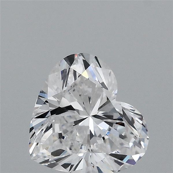 0.97 Carat Heart Lab Grown Diamond, Very Good Polish, D Color, VVS2 Clarity