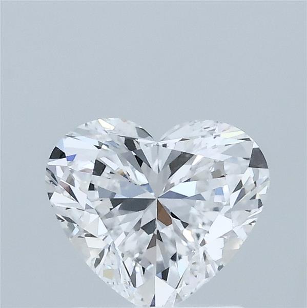 1.00 Carat Heart Lab Grown Diamond, Excellent Polish, D Color, VVS1 Clarity