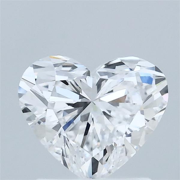 1.00 Carat Heart Lab Grown Diamond, Excellent Polish, D Color, VVS2 Clarity