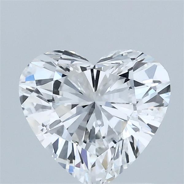 1.00 Carat Heart Lab Grown Diamond, Excellent Polish, D Color, VVS2 Clarity