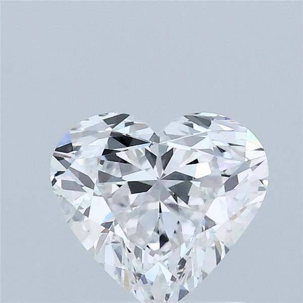 1.00 Carat Heart Lab Grown Diamond, Excellent Polish, D Color, VVS2 Clarity