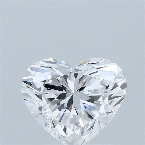 1.00 Carat Heart Lab Grown Diamond, Excellent Polish, D Color, VVS2 Clarity