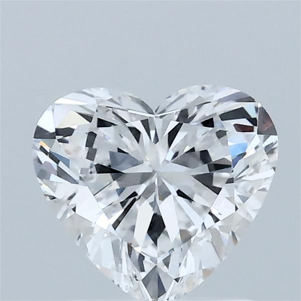 1.00 Carat Heart Lab Grown Diamond, Excellent Polish, D Color, VVS2 Clarity