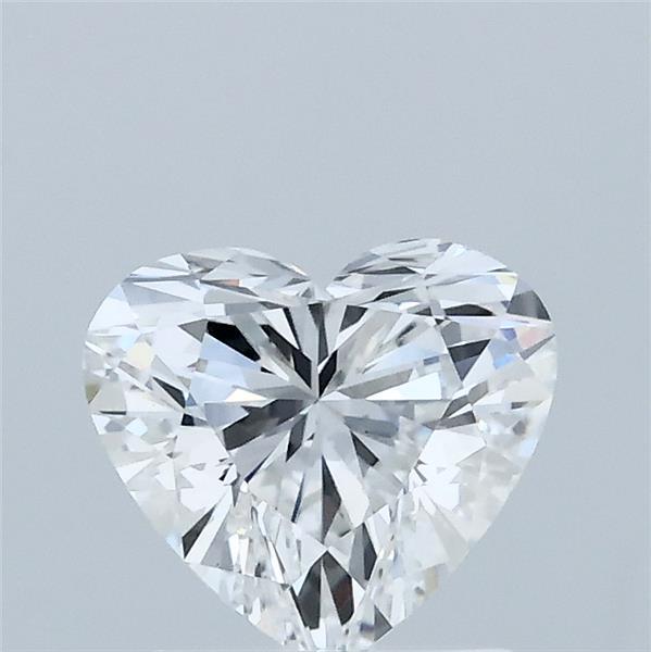 1.00 Carat Heart Lab Grown Diamond, Excellent Polish, E Color, VVS2 Clarity