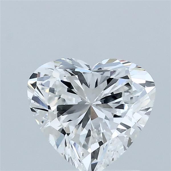 1.00 Carat Heart Lab Grown Diamond, Excellent Polish, E Color, VVS2 Clarity