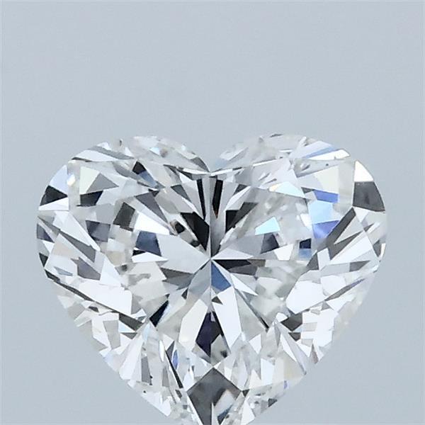 1.00 Carat Heart Lab Grown Diamond, Excellent Polish, F Color, VS1 Clarity