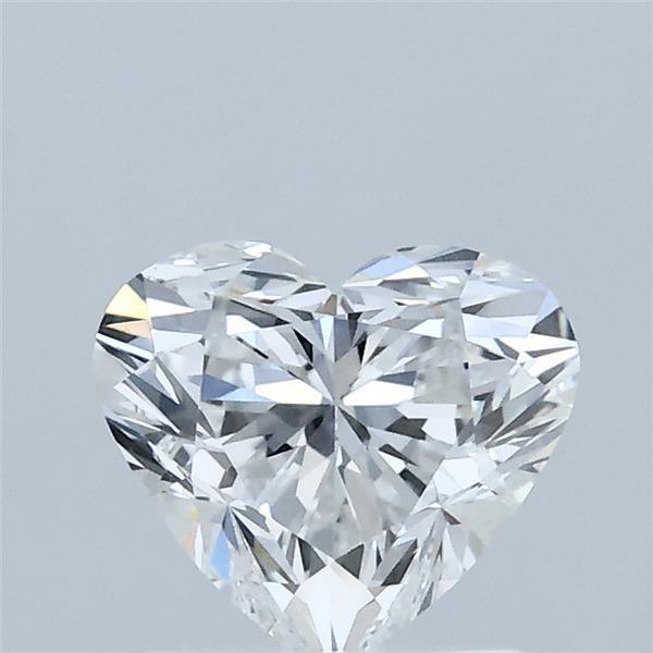 1.01 Carat Heart Lab Grown Diamond, Excellent Polish, D Color, VVS2 Clarity