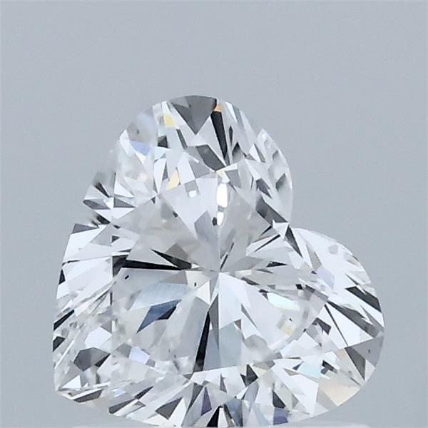 1.02 Carat Heart Lab Grown Diamond, Excellent Polish, D Color, VS2 Clarity