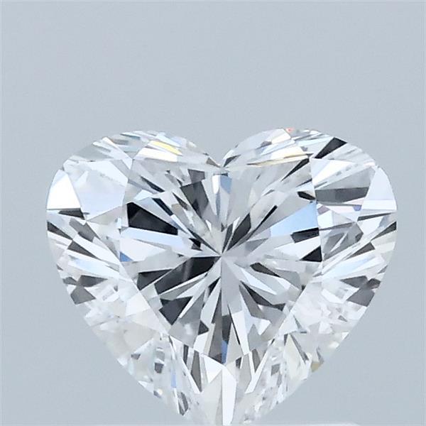 1.02 Carat Heart Lab Grown Diamond, Excellent Polish, D Color, VVS1 Clarity