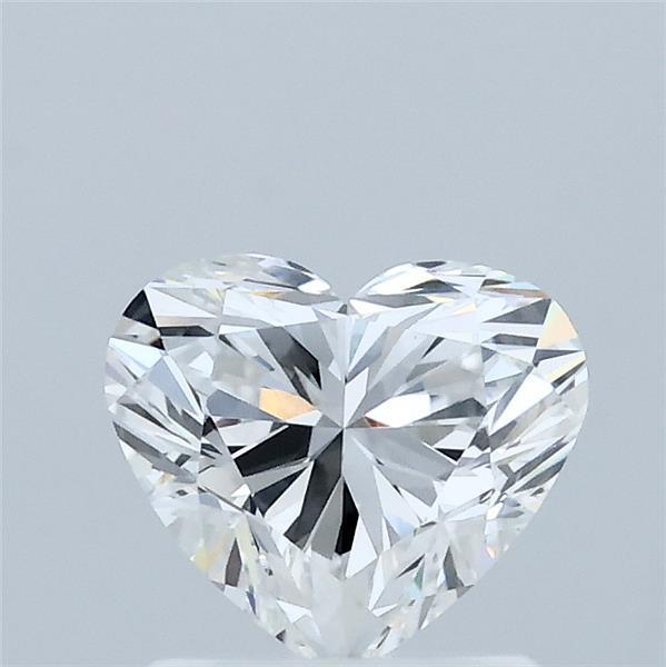 1.02 Carat Heart Lab Grown Diamond, Excellent Polish, D Color, VVS2 Clarity