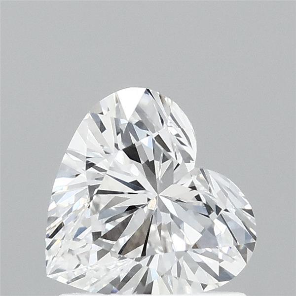 1.04 Carat Heart Lab Grown Diamond, Excellent Polish, D Color, VVS1 Clarity