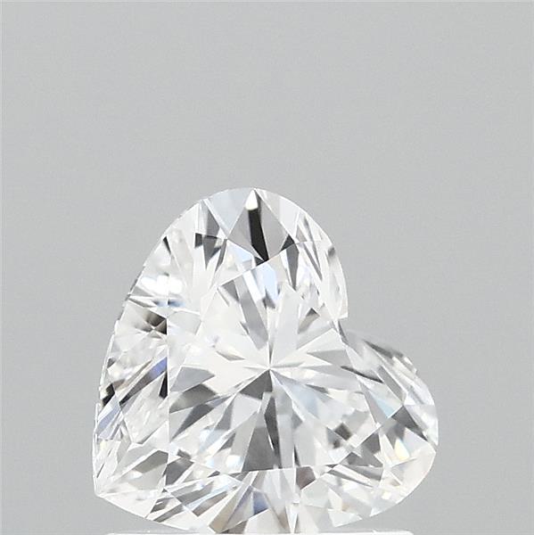 1.04 Carat Heart Lab Grown Diamond, Excellent Polish, D Color, VVS2 Clarity