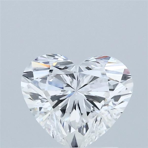 1.05 Carat Heart Lab Grown Diamond, Excellent Polish, D Color, VVS1 Clarity