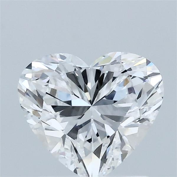 1.05 Carat Heart Lab Grown Diamond, Excellent Polish, D Color, VVS2 Clarity