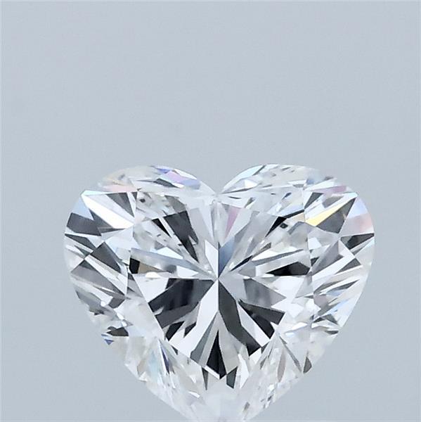 1.05 Carat Heart Lab Grown Diamond, Excellent Polish, D Color, VVS2 Clarity