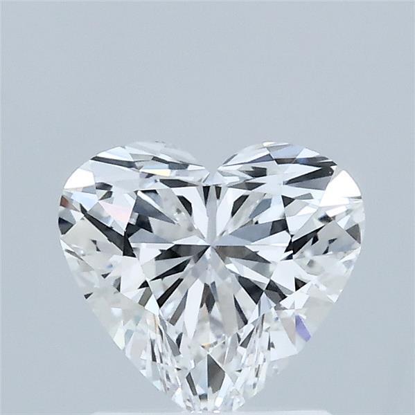 1.05 Carat Heart Lab Grown Diamond, Excellent Polish, E Color, VVS1 Clarity