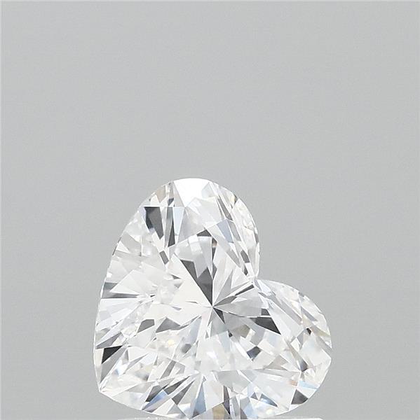 1.07 Carat Heart Lab Grown Diamond, Excellent Polish, D Color, VVS2 Clarity
