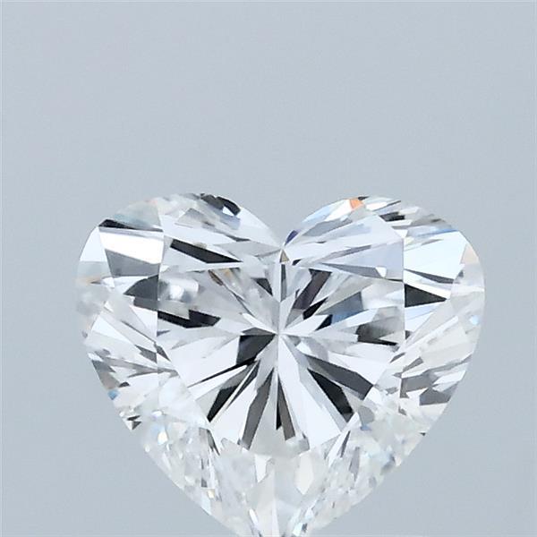 1.11 Carat Heart Lab Grown Diamond, Excellent Polish, E Color, VVS2 Clarity