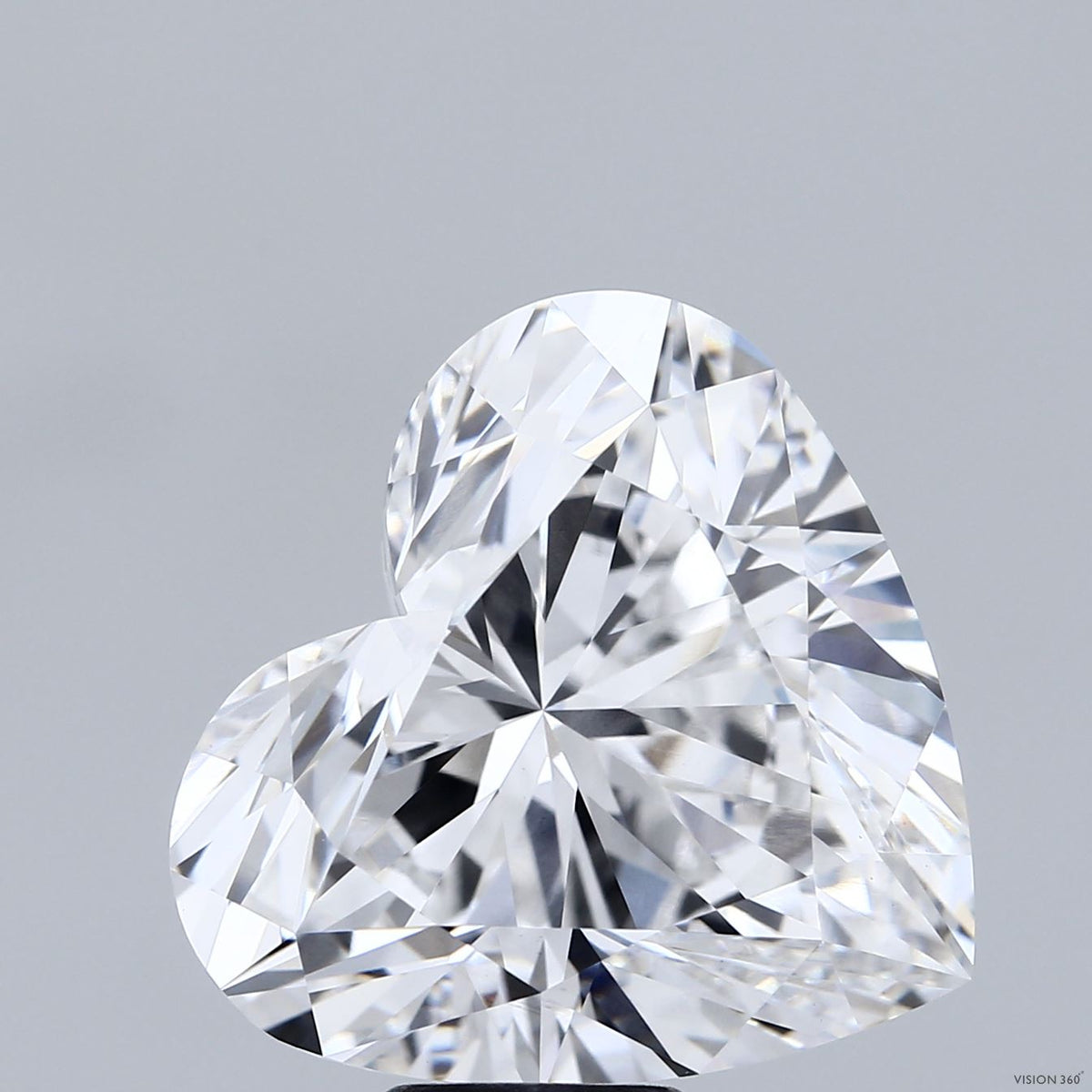 12.14 Carat Heart Lab Grown Diamond, Excellent Polish, D Color, VS1 Clarity