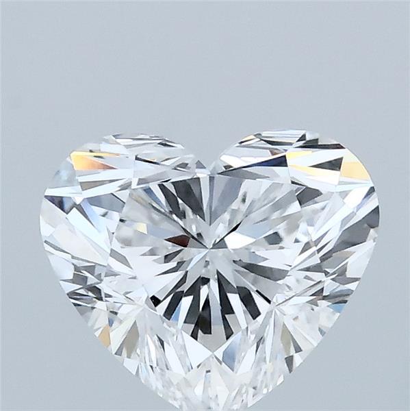 1.51 Carat Heart Lab Grown Diamond, Excellent Polish, D Color, VVS2 Clarity
