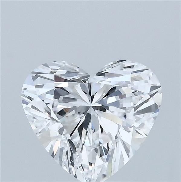 1.53 Carat Heart Lab Grown Diamond, Excellent Polish, D Color, VVS1 Clarity