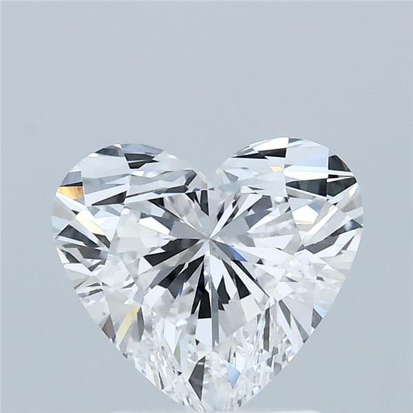 1.57 Carat Heart Lab Grown Diamond, Excellent Polish, E Color, VVS2 Clarity