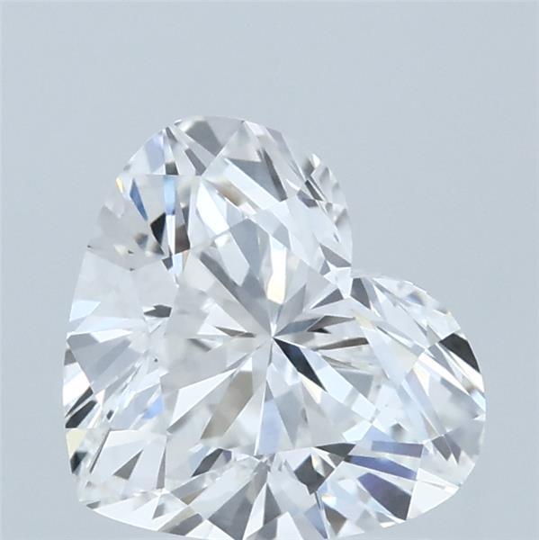 1.60 Carat Heart Lab Grown Diamond, Excellent Polish, D Color, VVS2 Clarity