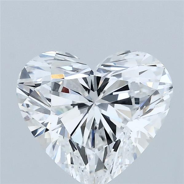 2.01 Carat Heart Lab Grown Diamond, Excellent Polish, D Color, VS1 Clarity