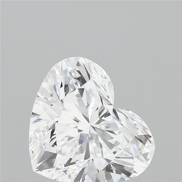 2.09 Carat Heart Lab Grown Diamond, Excellent Polish, D Color, VVS1 Clarity