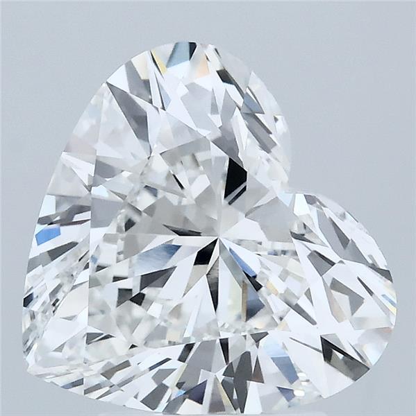 3.01 Carat Heart Lab Grown Diamond, Excellent Polish, E Color, VVS1 Clarity