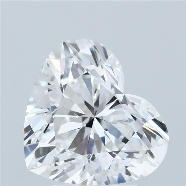 4.01 Carat Heart Lab Grown Diamond, Excellent Polish, E Color, VVS2 Clarity
