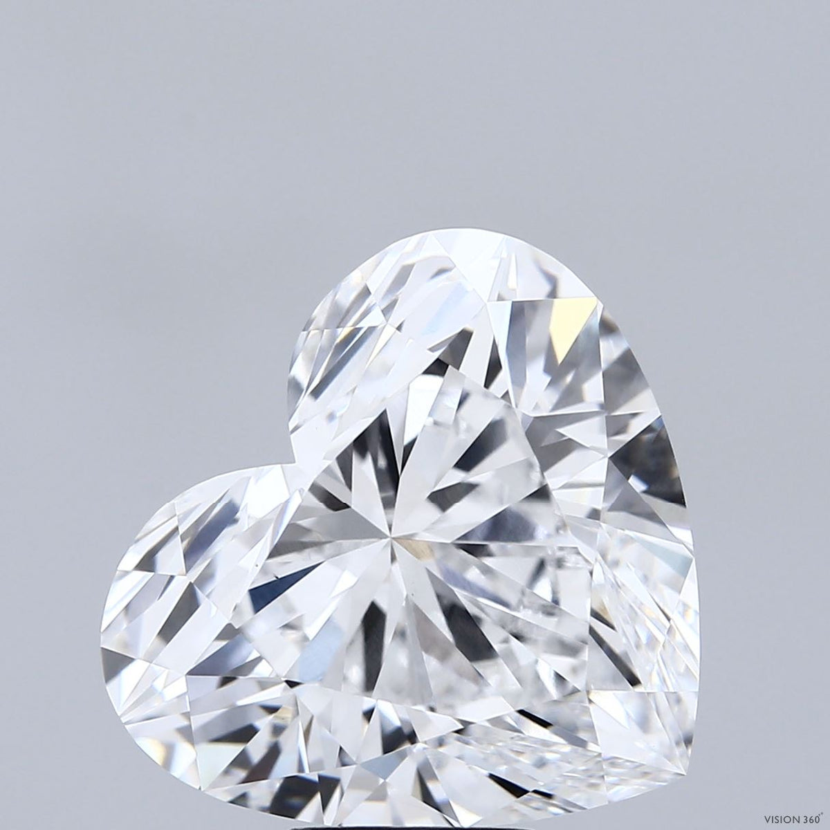 8.87 Carat Heart Lab Grown Diamond, Excellent Polish, D Color, VS1 Clarity