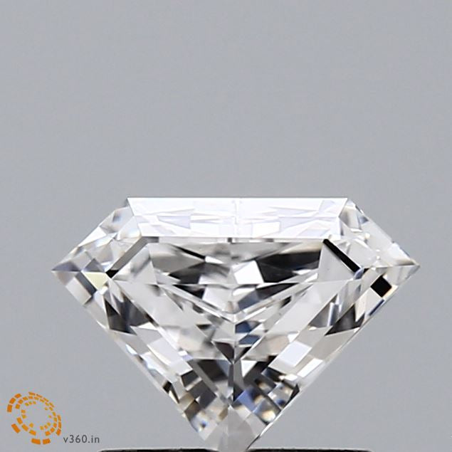 1.08 Carat Heptagonal Lab Grown Diamond, Excellent Polish, E Color, VVS2 Clarity