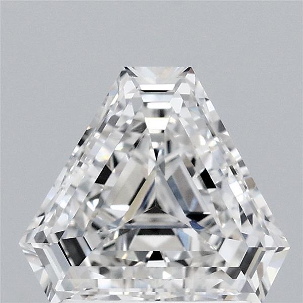 1.60 Carat Hexagonal Step Cut Lab Grown Diamond, Excellent Polish, G Color, VVS2 Clarity